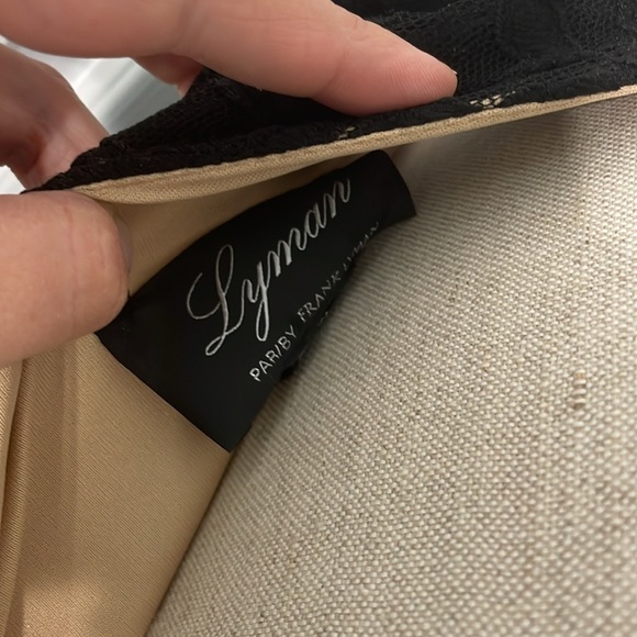 Leyman Elegant Black Lace One-Shoulder Dress - Picture 9 of 11